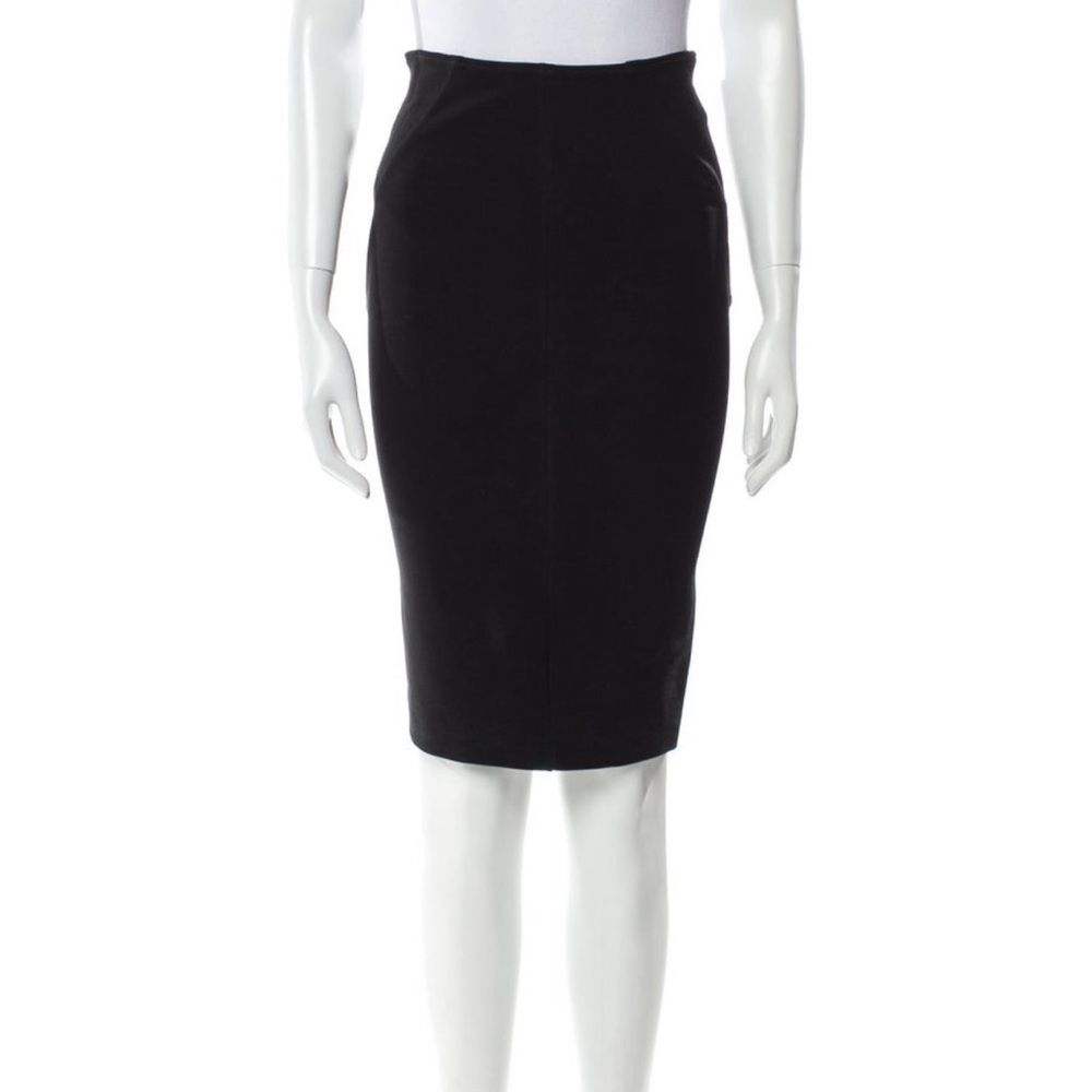 Jil Sander Classic Black Pencil Skirt